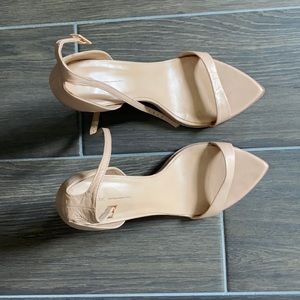 Nude Zara heel sandals